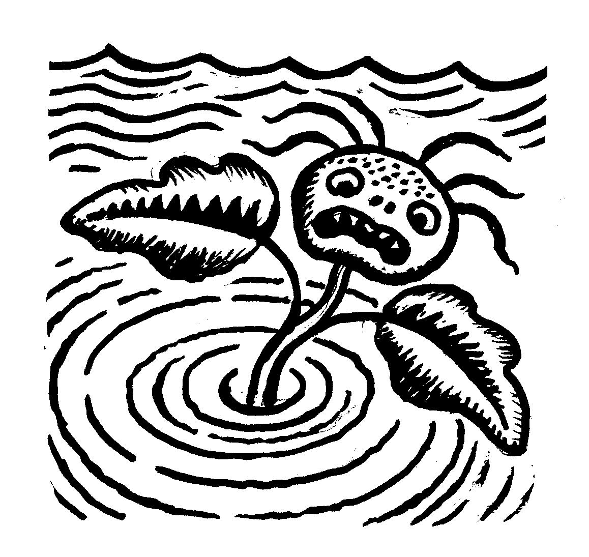 drowning knotweed